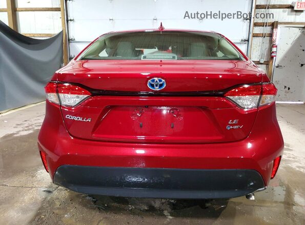 JTDBCMFE4S3099594 2025 TOYOTA COROLLA Красный Вид сзади