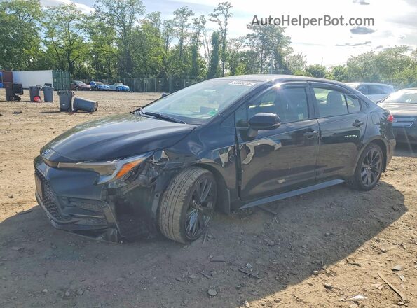 JTDBCMFE5R3028138 2024 TOYOTA COROLLA Black Передня ліва чверть