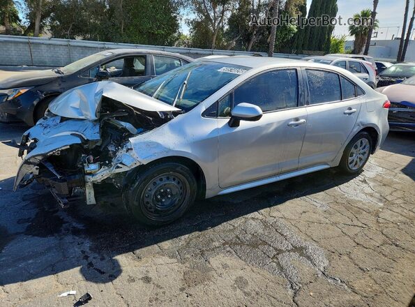 JTDBCMFE6PJ009266 2023 TOYOTA COROLLA Серебряный Передняя левая четверть