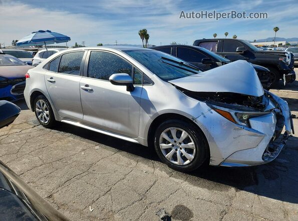 JTDBCMFE6PJ009266 2023 TOYOTA COROLLA Серебряный Передняя правая четверть