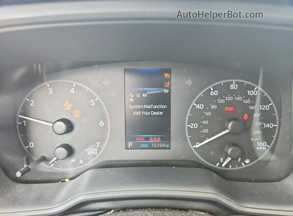 JTDBCMFE8SJ046974 2025 TOYOTA LL Серебряный Вид щитка приборов