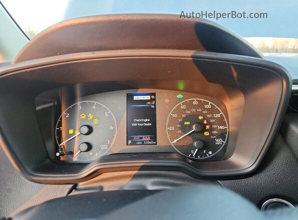 JTDBCMFEXP3006780 2023 TOYOTA COROLLA Silver Instrument cluster view