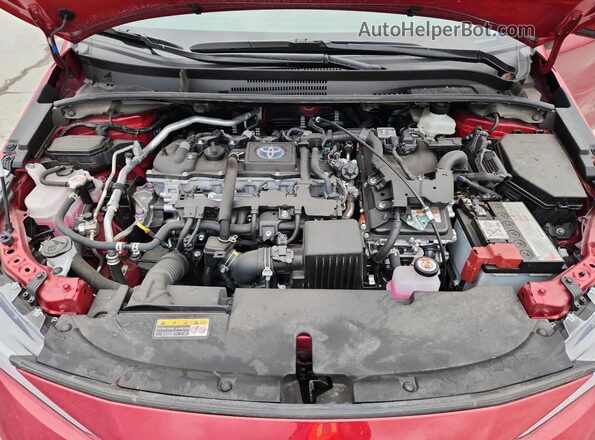 JTDBDMHE0RJ010880 2024 TOYOTA COROLLA Red Widok wnętrza z tyłu