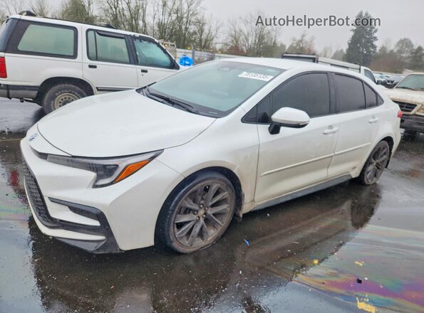 JTDBDMHE3P3000989 2023 TOYOTA COROLLA White Передня ліва чверть