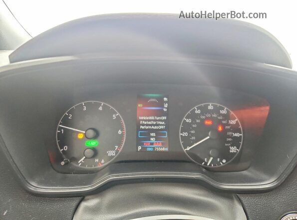 JTDBDMHE3P3000989 2023 TOYOTA COROLLA White Вид щитка приладів