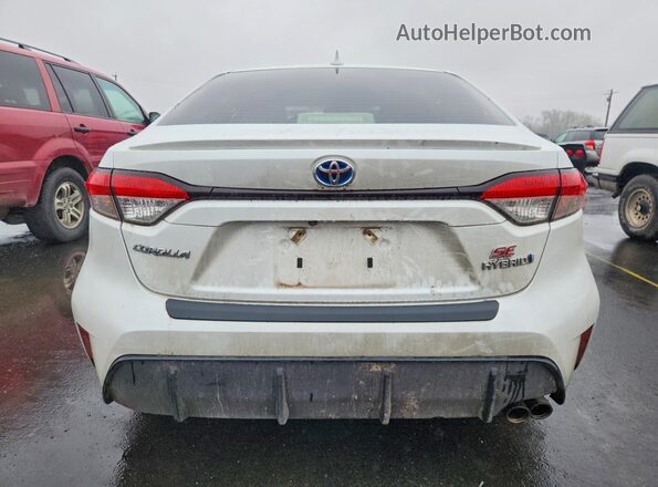 JTDBDMHE3P3000989 2023 TOYOTA COROLLA White Вид ззаду