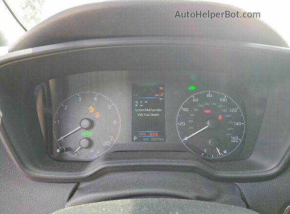 JTDBDMHE6RJ009880 2024 TOYOTA LL Silver ხელსაწყოთა პანელის ხედი