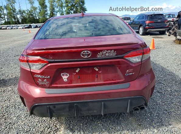 JTDBDMHE6T3029056 2026 TOYOTA COROLLA Red Вид ззаду