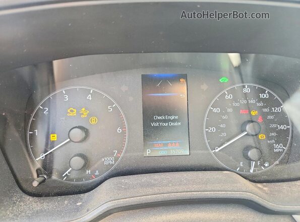 JTDBDMHEXP3006742 2023 TOYOTA LL White Вид щитка приладів