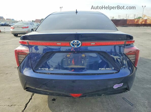 JTDBVRBD2KA005762 2019 TOYOTA MIRAI Blue უკანა ხედი