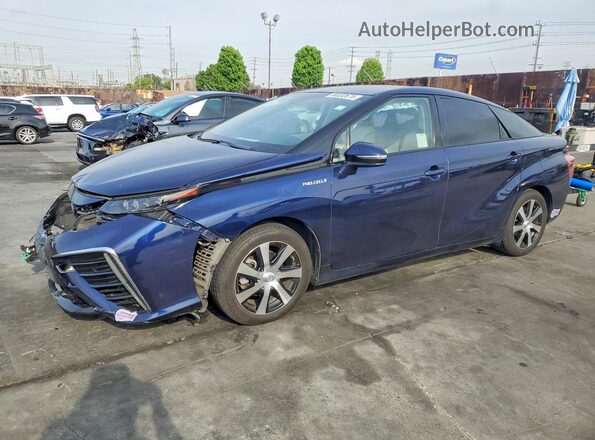 JTDBVRBD2KA005762 2019 TOYOTA MIRAI Blue წინა მარცხენა ხედი სამი მეოთხედიდან