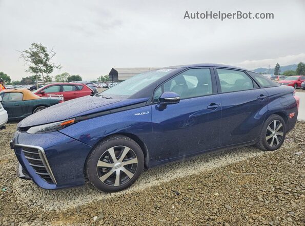 JTDBVRBD5HA001326 2017 TOYOTA MIRAI Синий Передняя левая четверть