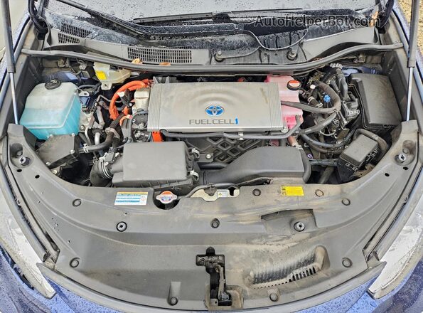 JTDBVRBD5HA001326 2017 TOYOTA MIRAI Синий Вид задней части салона
