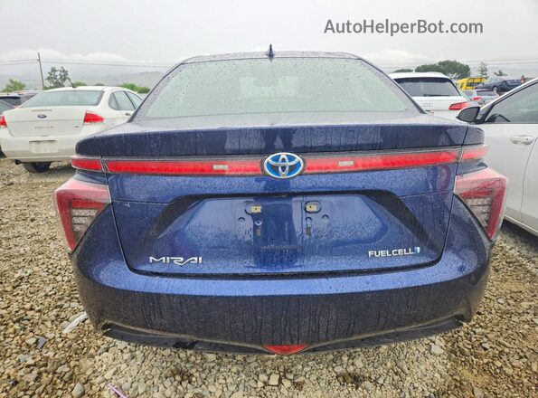JTDBVRBD5HA001326 2017 TOYOTA MIRAI Синий Вид сзади