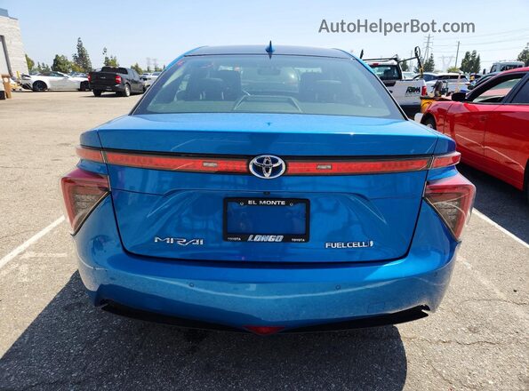 JTDBVRBD5HA001441 2017 TOYOTA MIRAI Blue Widok z tyłu