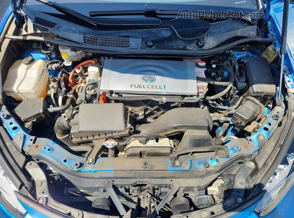 JTDBVRBD5HA001441 2017 TOYOTA MIRAI Blue Widok wnętrza z tyłu