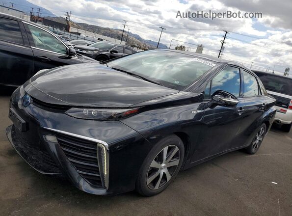 JTDBVRBD6KA006476 2019 TOYOTA MIRAI Black Առջևի ձախ երեք քառորդ տեսարան