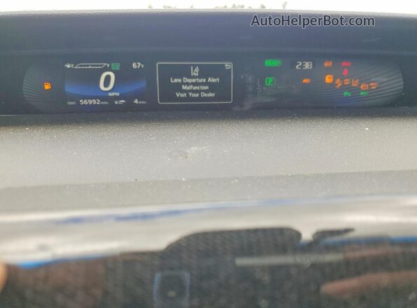JTDBVRBD6KA006476 2019 TOYOTA MIRAI Black Սարքավորումների վահանակի տեսք