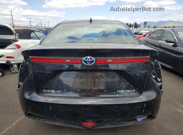 JTDBVRBD6KA006476 2019 TOYOTA MIRAI Black Հետևի տեսք