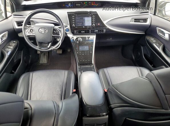 JTDBVRBD6KA006476 2019 TOYOTA MIRAI Black Առջևի վահանակի տեսք