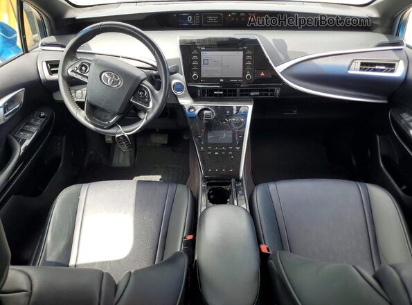 JTDBVRBD6KA006980 2019 TOYOTA MIRAI Синий Вид панели приборов