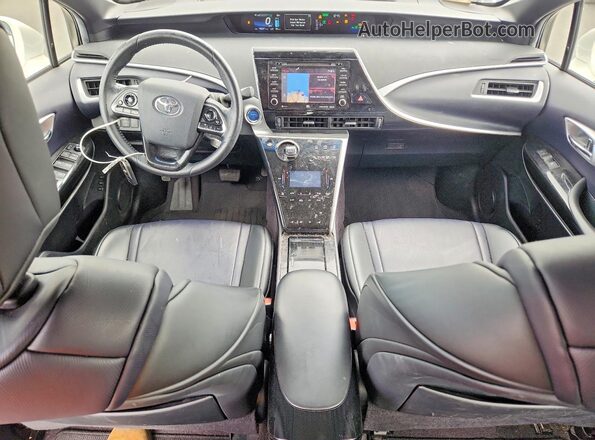 JTDBVRBD9JA003912 2018 TOYOTA MIRAI White Widok deski rozdzielczej