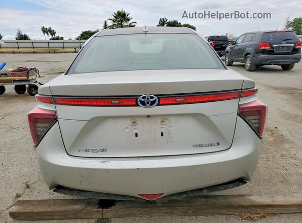 JTDBVRBDXHA001225 2017 TOYOTA MIRAI Silver Widok z tyłu