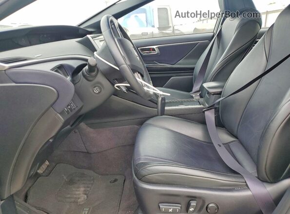 JTDBVRBDXHA001225 2017 TOYOTA MIRAI Silver Widok wnętrza z przodu
