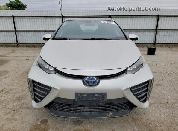 JTDBVRBDXHA001225 2017 TOYOTA MIRAI Silver Widok z przodu