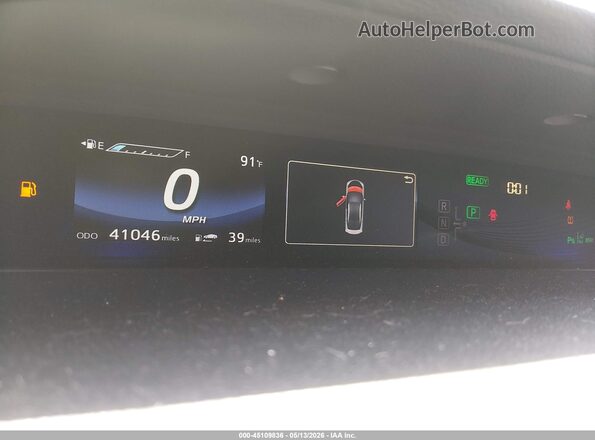 JTDBVRBDXKA007713 2019 TOYOTA MIRAI Gray უკანა სავარძლების ხედი