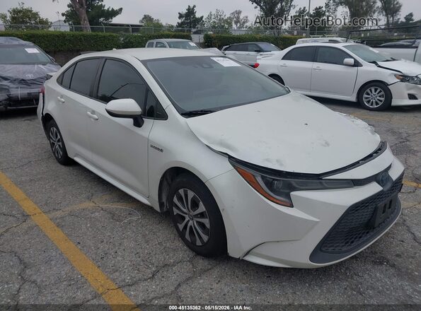 JTDEAMDE2MJ010898 2021 TOYOTA COROLLA Белый Передняя правая четверть