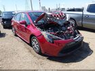 2022 Toyota Corolla Hybrid Le Red vin: JTDEAMDE9NJ060652