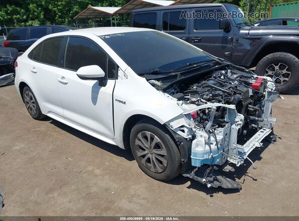 JTDEAMDEXMJ014262 2021 TOYOTA COROLLA Белый Передняя правая четверть
