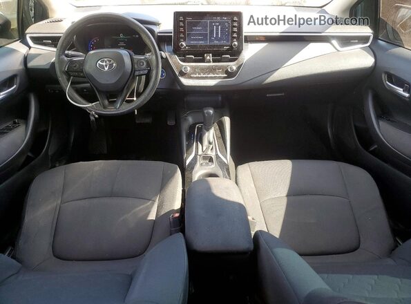 JTDEAMDEXMJ025763 2021 TOYOTA COROLLA Blue წინა პანელის ხედი