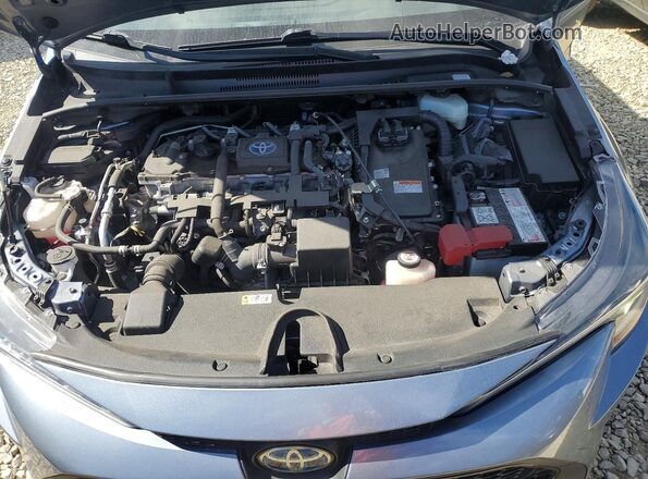 JTDEAMDEXMJ025763 2021 TOYOTA COROLLA Blue უკანა სალონის ხედი