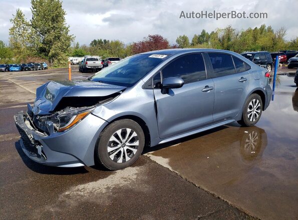 JTDEAMDEXNJ041236 2022 TOYOTA COROLLA Blue Передня ліва чверть