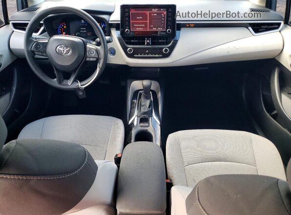JTDEAMDEXNJ041236 2022 TOYOTA COROLLA Blue Вид панелі приладів