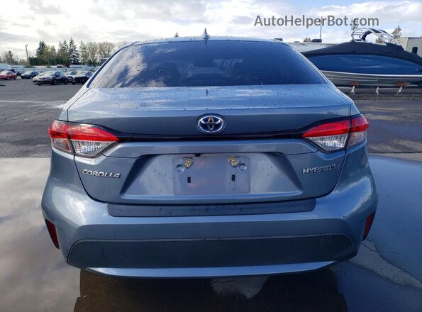 JTDEAMDEXNJ041236 2022 TOYOTA COROLLA Blue Вид ззаду