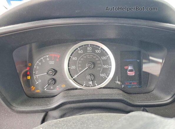 JTDEPMAE0MJ117645 2021 TOYOTA COROLLA Серебряный Вид щитка приборов
