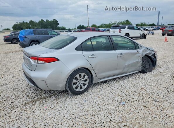 JTDEPMAE0MJ117645 2021 TOYOTA COROLLA Серебряный Задняя правая четверть