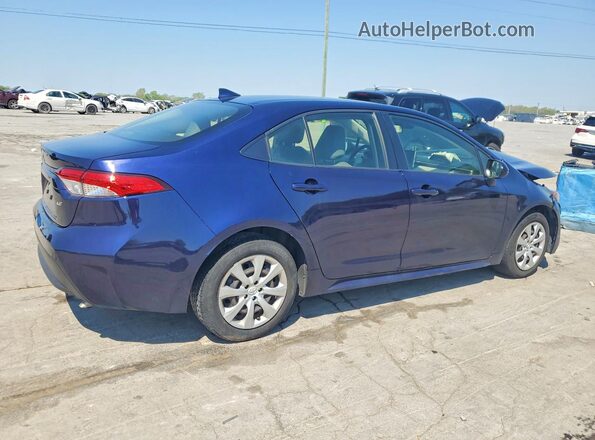 JTDEPMAE0MJ168871 2021 TOYOTA COROLLA Синий Задняя правая четверть