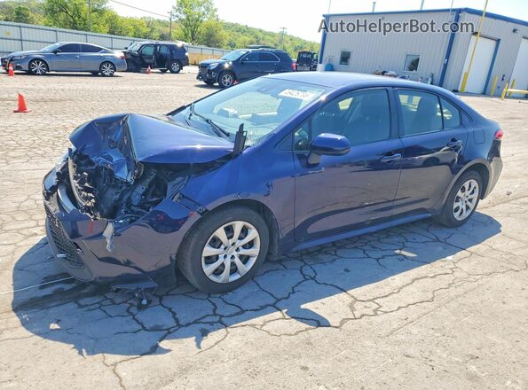 JTDEPMAE0MJ168871 2021 TOYOTA COROLLA Синий Передняя левая четверть