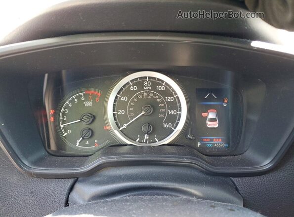 JTDEPMAE1MJ178017 2021 TOYOTA COROLLA Синий Вид щитка приборов