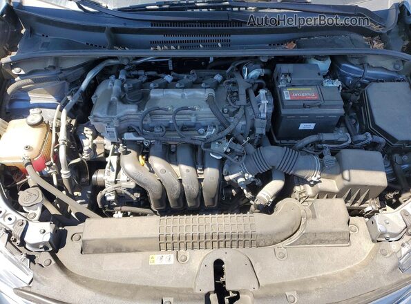 JTDEPMAE1MJ178017 2021 TOYOTA COROLLA Синий Вид задней части салона
