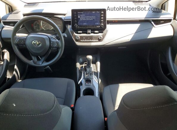 JTDEPMAE1MJ178017 2021 TOYOTA COROLLA Синий Вид панели приборов