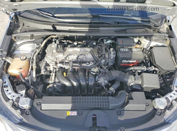 JTDEPMAE3MJ140756 2021 TOYOTA COROLLA Silver Widok wnętrza z tyłu