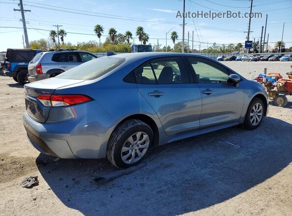 JTDEPMAE3MJ187382 2021 TOYOTA COROLLA Синий Задняя правая четверть