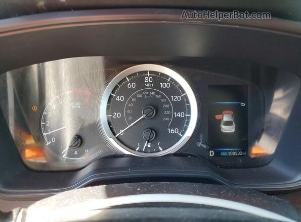 JTDEPMAE3MJ187382 2021 TOYOTA COROLLA Синий Вид щитка приборов