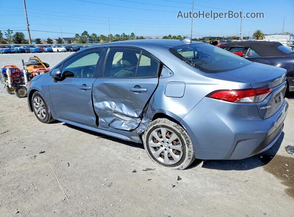 JTDEPMAE3MJ187382 2021 TOYOTA COROLLA Синий Задняя левая четверть