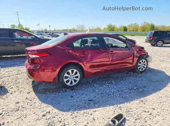 JTDEPMAE3NJ192163 2022 TOYOTA COROLLA Красный Задняя правая четверть